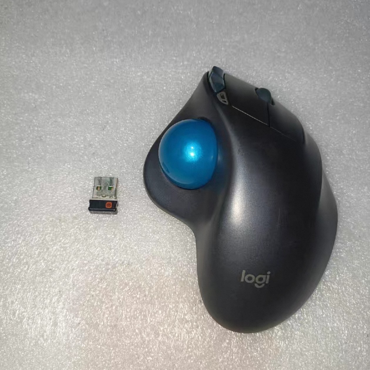 罗技Logitech M570 ERGO无线轨迹球商务建模绘图CAD办公专用鼠标
