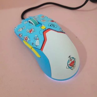 Razer/雷蛇 毒蝰迷你版Mini哆啦A梦联名款50周年RGB鼠标