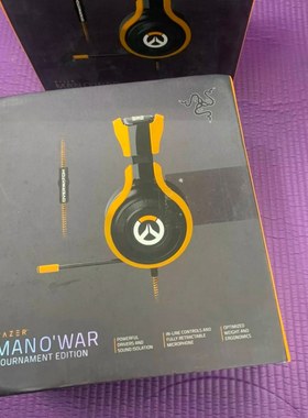 Razer/雷蛇 战神ManO'War守望先锋联名限定款头戴式有线游戏耳机