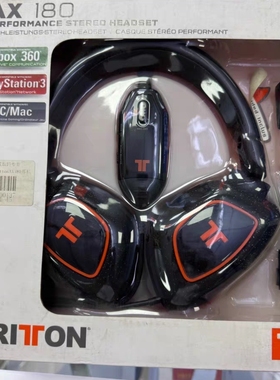 Mad Catz AX180头戴式有线耳机游戏电竞专用耳麦带麦克风