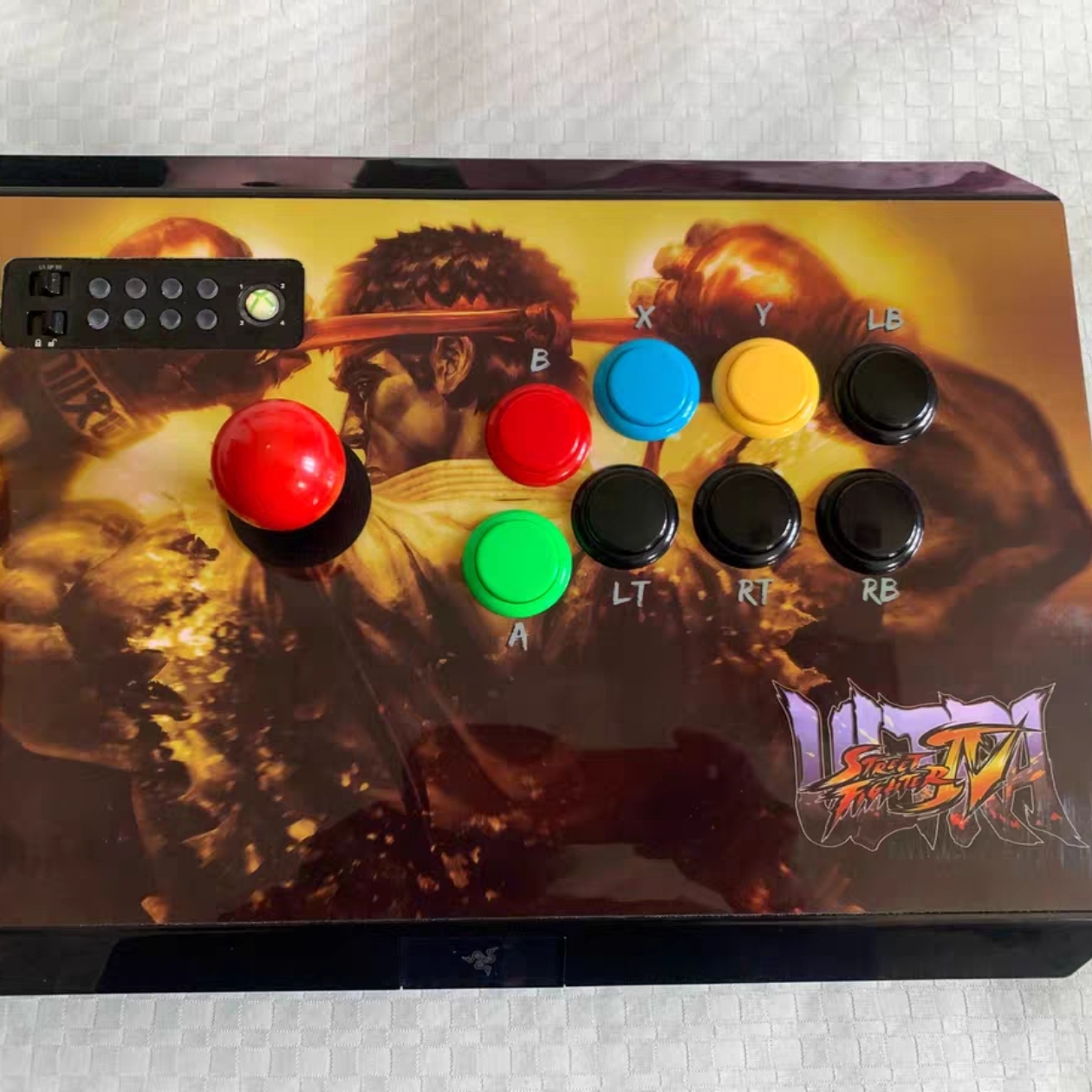 Razer雷蛇悍猛狂狮游戏机街霸隆联名特别版XBOX/PC平台街机摇杆