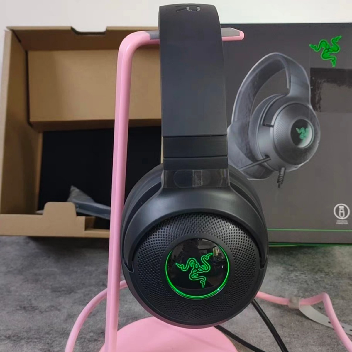 Razer雷蛇北海巨妖V3X 7.1声道电竞游戏幻彩RGB幻彩USB头戴式耳机