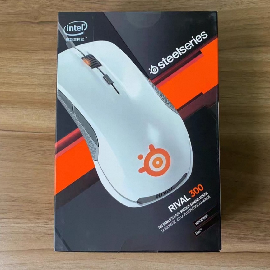 赛睿Steelseries 300S有线游戏幻彩电竞7200DPI经典款FPS侧键鼠标