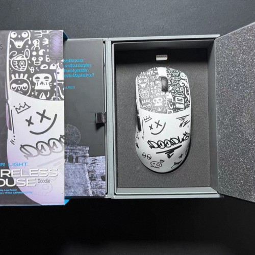 LAMZU兰族玛雅MAYA 45克涂鸦联名轻量化限量CSGO游戏电竞无线鼠标