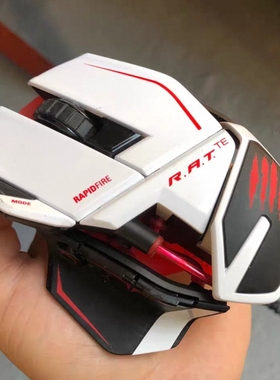 美加狮赛钛客RAT TE MAD CATZ游戏有线多媒体功能宏电竞鼠标滑鼠