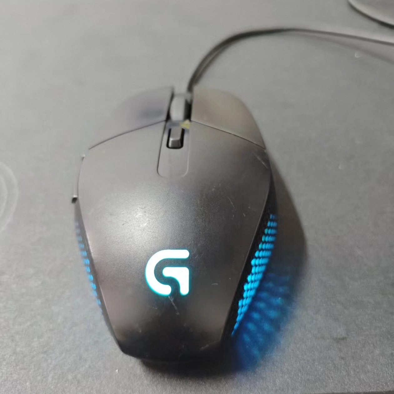 罗技Logitech G303有线游戏电竞12000DPI呼吸灯RGB幻彩FPS鼠标