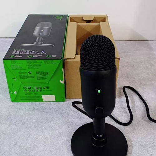 Razer雷蛇海妖魔音V2X电脑游戏电竞直播录音话筒USB便携麦克风