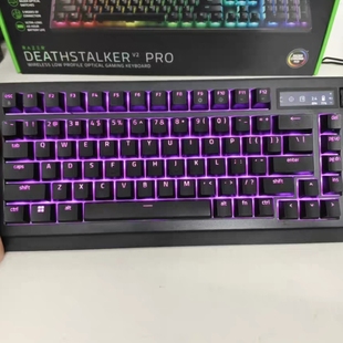 Razer雷蛇黑寡妇V4 75% PRO专业版蛛皇无线三模游戏电脑电竞键盘