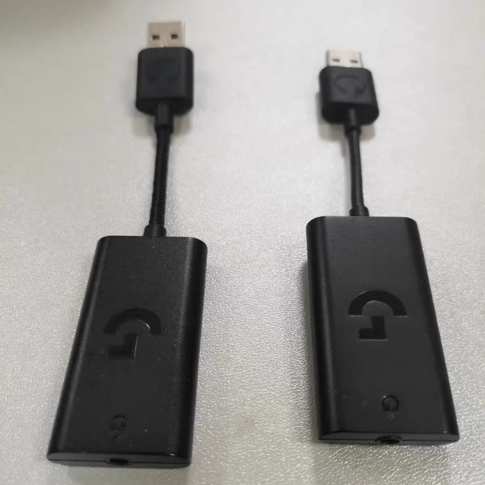 原装配件适用于罗技 G433/431有线游戏耳机声卡音频麦克风配件