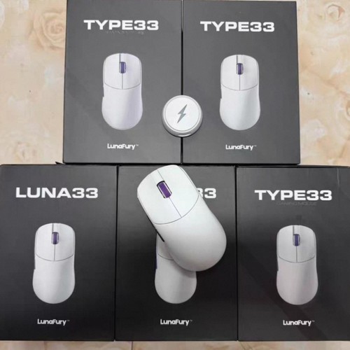 Lunafury TYPE33 轻量化游戏电竞办公3950无线游戏电竞8K鼠标EVO