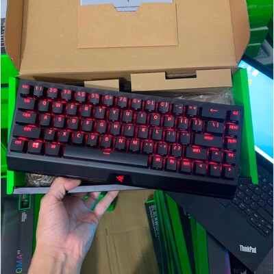 Raze雷蛇黑寡妇蜘蛛V3Mini迷你版无线68键配游戏电竞专用键盘