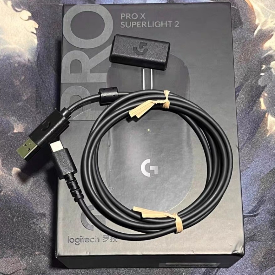 原装配件适用于罗技狗屁王四GPW4代鹰眼朱雀无线鼠标数据连接线