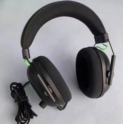 Razer雷蛇旋风黑鲨V2+USB声卡有线游戏THX音效电竞头戴式耳机耳麦