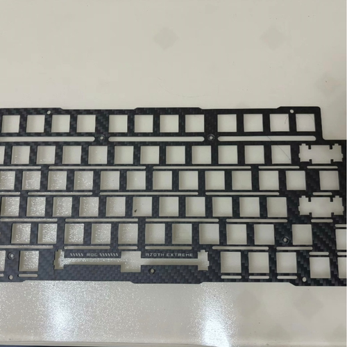 原装配件适用于玩家国度ROG夜魔Extreme机械键盘配件碳纤维定位板