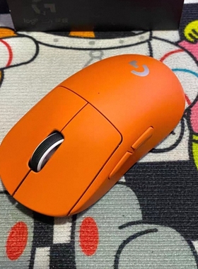 罗技GPW3代狗屁王三无线丹霞橙限定鼠标电竞游戏双模轻量化CS拆包