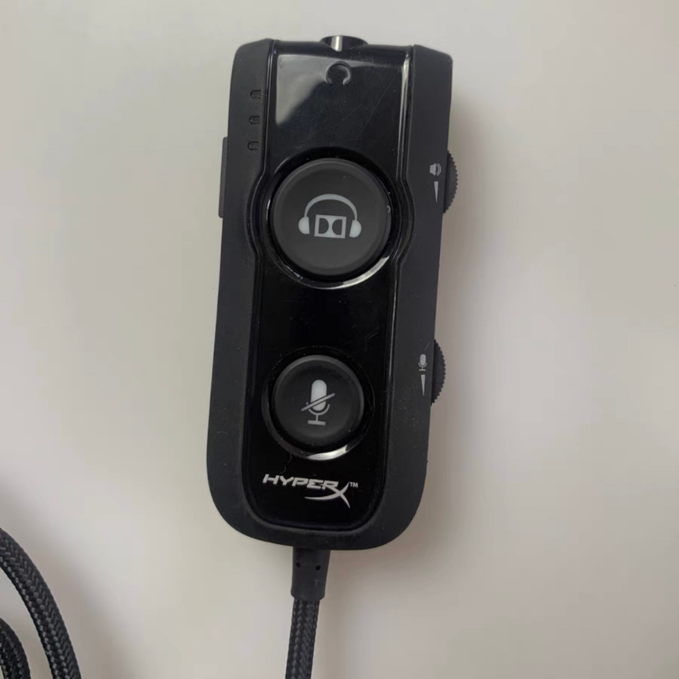 原装配件适用于HyperX极度未知黑鹰S耳机外置USB杜比7.1声卡声道