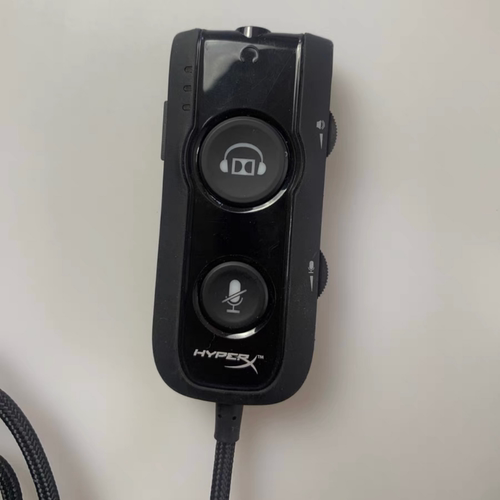 原装配件适用于HyperX极度未知黑鹰S耳机外置USB杜比7.1声卡声道