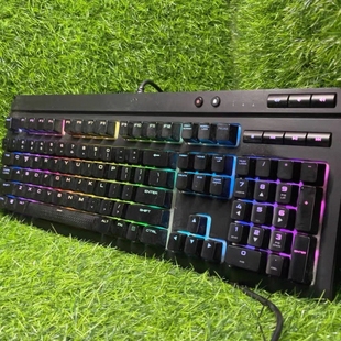 美商海盗船CORSAIR K68青Cherry轴有线游戏电竞机械RGB背光键盘