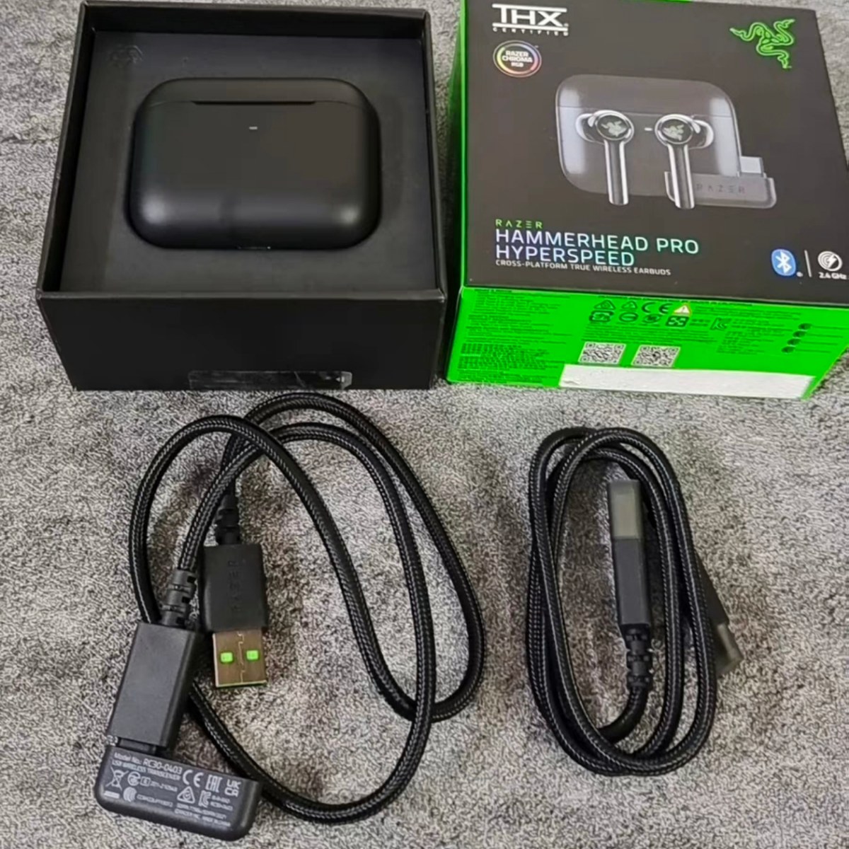 Razer雷蛇战锤狂鲨专业极速版无线/蓝牙5.3 RGB主动降噪游戏耳机