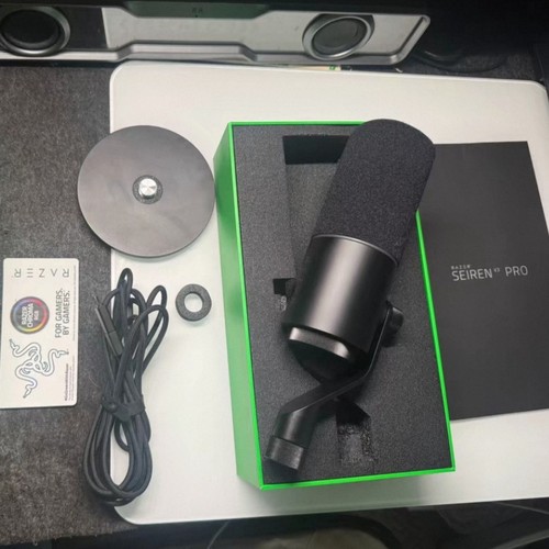 Razer雷蛇魔音海妖V3PRO专业版双接口动态振膜舱游戏直播麦克风