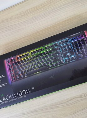 Razer雷蛇黑寡妇蜘蛛V4段落线性电竞电脑游戏机械键盘RGB幻彩灯光