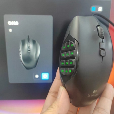 Logitech罗技 G600游戏办公魔兽争霸FPS通用电脑多键自定义鼠标
