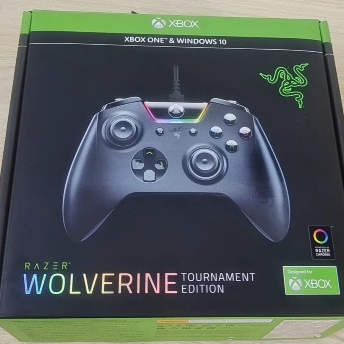 Razer雷蛇幻影战狼竞技版兼容PC游戏XBOX主机专用按键有线手柄