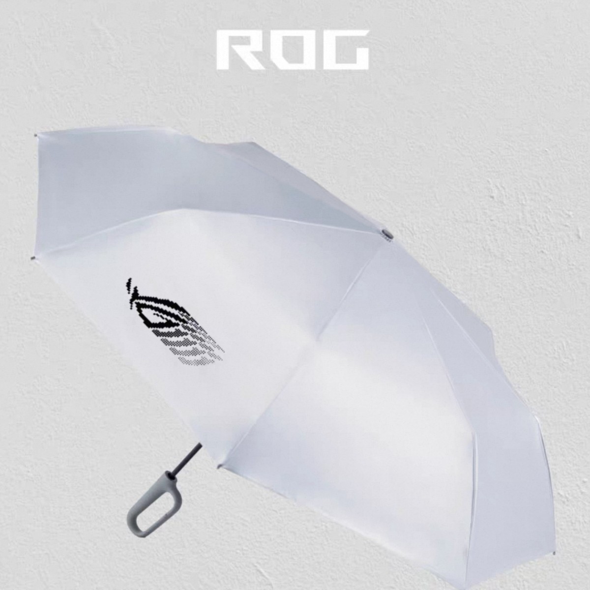 ROG钛空之翼折叠伞钛银布双面疏水一键开收雨遮阳伞信仰周边收藏