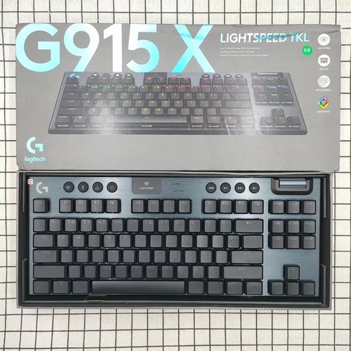 罗技G915 X TKL机械游戏键盘无线蓝牙有线三模电竞背光矮轴超薄