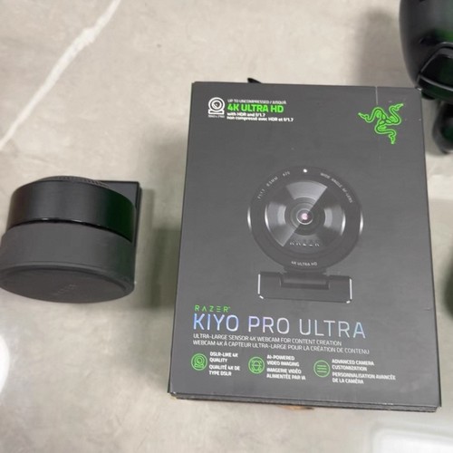 雷蛇Razer清姬KIYO PRO ULTRA主播清晰4K索尼1.2传感器直播摄像头
