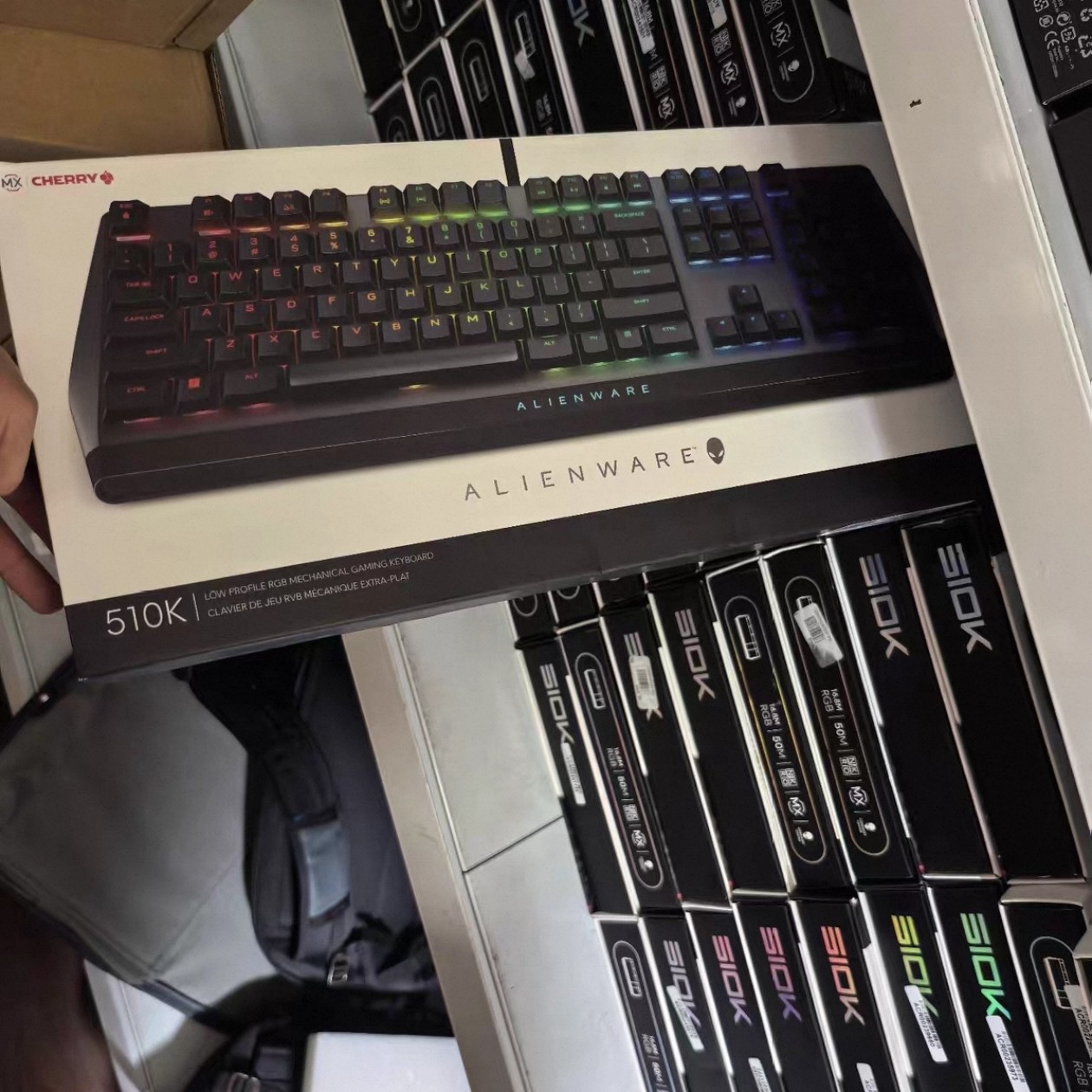 Alienware外星人AW510K有线游戏电竞FPS机械RGB背光电脑PC键盘