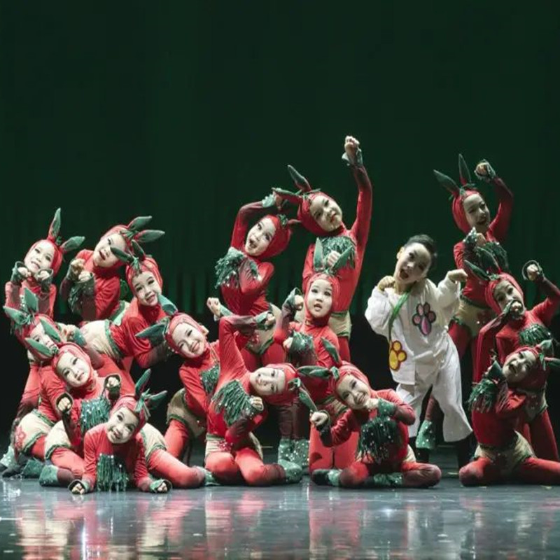 第十三届小荷风采小毛驴儿童表演舞蹈演出服元旦春晚动物舞蹈汇演