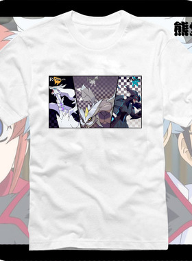 口袋妖怪雷西拉姆酋雷姆冰龙奎雷姆捷克罗姆黑白神兽衣服T恤短袖