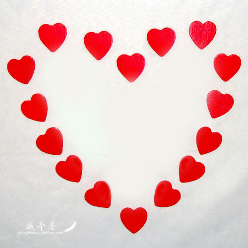 红色冰箱贴木制卡通婚庆装饰