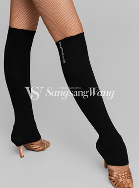 sswang舞服拉丁舞桑老师秋冬百搭袜套保暖脚套教师服搭配练习服