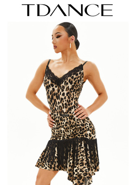 TDANCE25新款摩登练习服【V领花边吊带】连体上衣成人百搭女GL-89