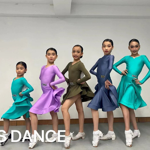 fzs舞服少儿规定量身欧标哑光