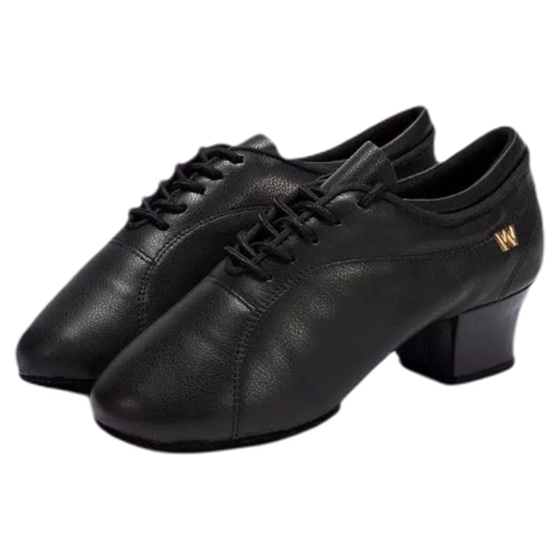 W DANCE SHOES 新款儿童男拉丁 牛皮鞋男童帅气拉丁舞国标舞鞋子