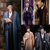 古装 汉服宋朝明朝老爷员外郎中医生文人举人李时珍王阳明演出服装