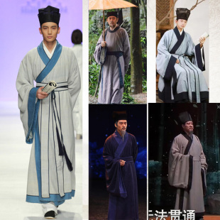 古装汉服男宋朝明朝书生诗人老师范仲淹苏东坡朱子朱熹陆九渊服装