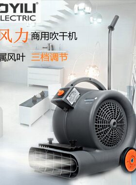 亿力吹干机YLB01地面地毯风干除湿风机酒店商场超市吹地机