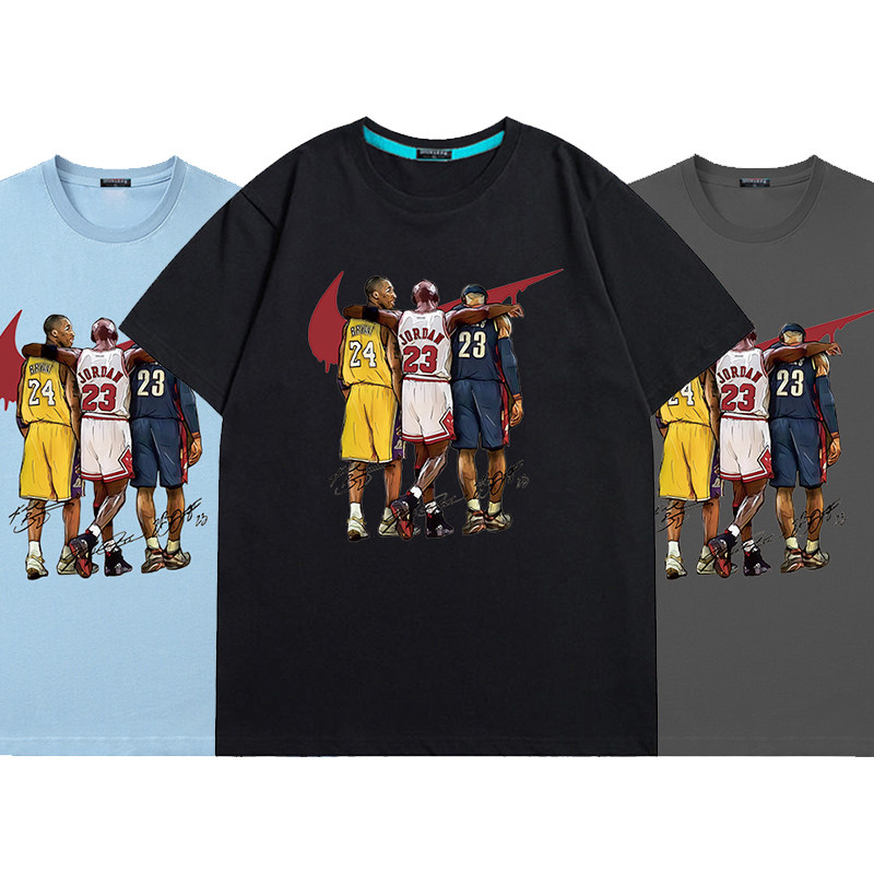 湖人t恤詹姆斯短袖库里球衣欧文同款训练服杜兰特篮球运动半袖夏