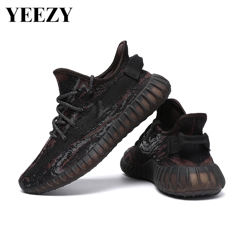 YEEZY椰子鞋350豹纹棕正品跑步鞋男女同款春秋透气潮流休闲运动鞋 流行男鞋 时尚休闲鞋 原图主图