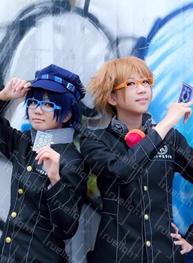 COSPLAY八十神高等学校男子制服PERSONA P4女神异闻录4鸣上悠校服