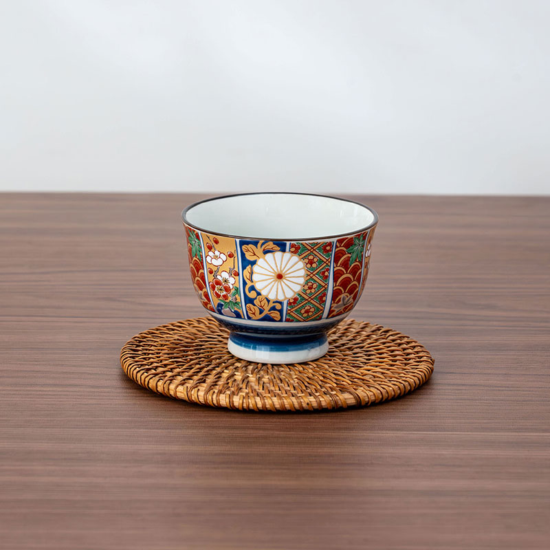 美浓烧家用小杯子精致主人杯单杯轻奢伊万里茶杯宫廷风喝茶专用