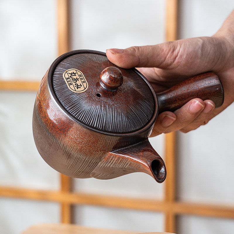 美浓烧日本进口手工陶瓷茶壶茶具