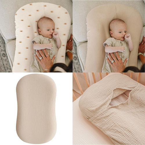 跨境婴儿床中床外罩棉纱Muslin可移动宝宝睡床防压可拆洗床套子