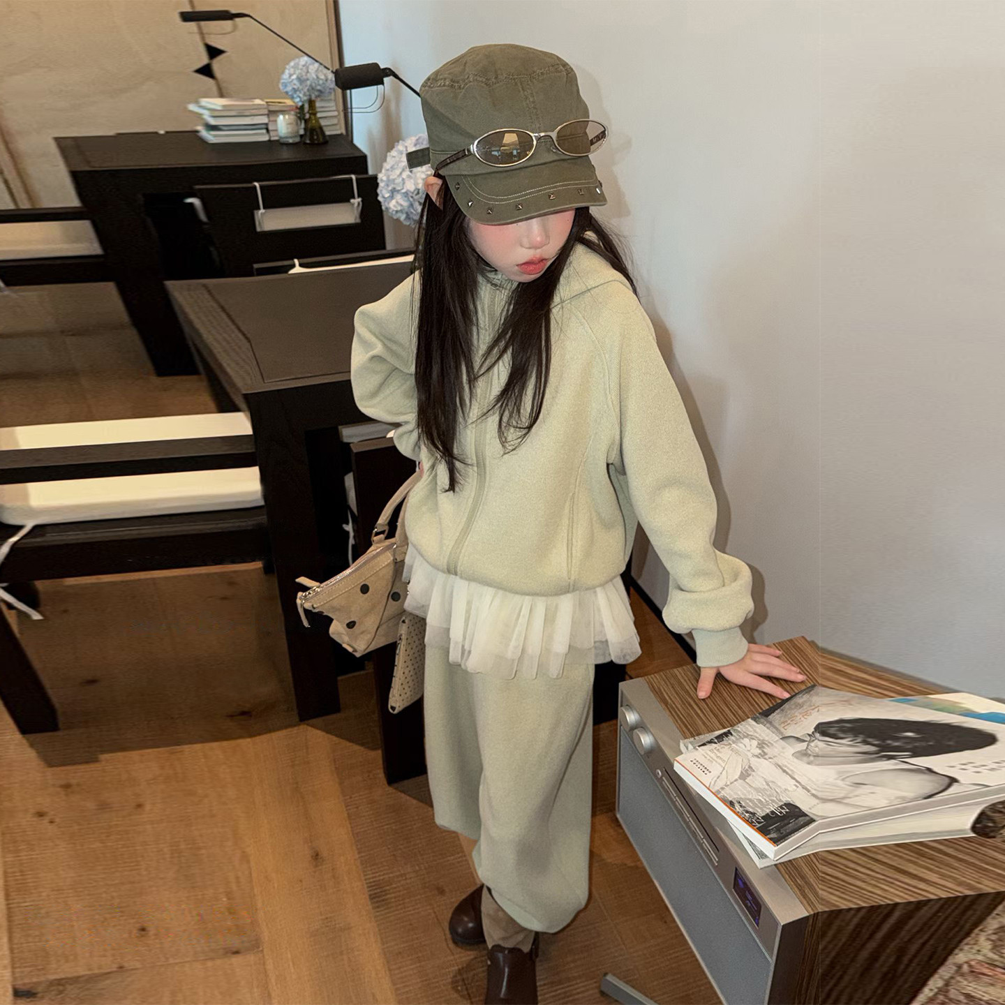 女童套装2026新款秋季又酷又飒的大童女装运动套装女孩子衣服秋装图片