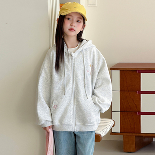 女童外套2026新款春装韩系高级感穿搭儿童洋气时髦女大童春秋衣服