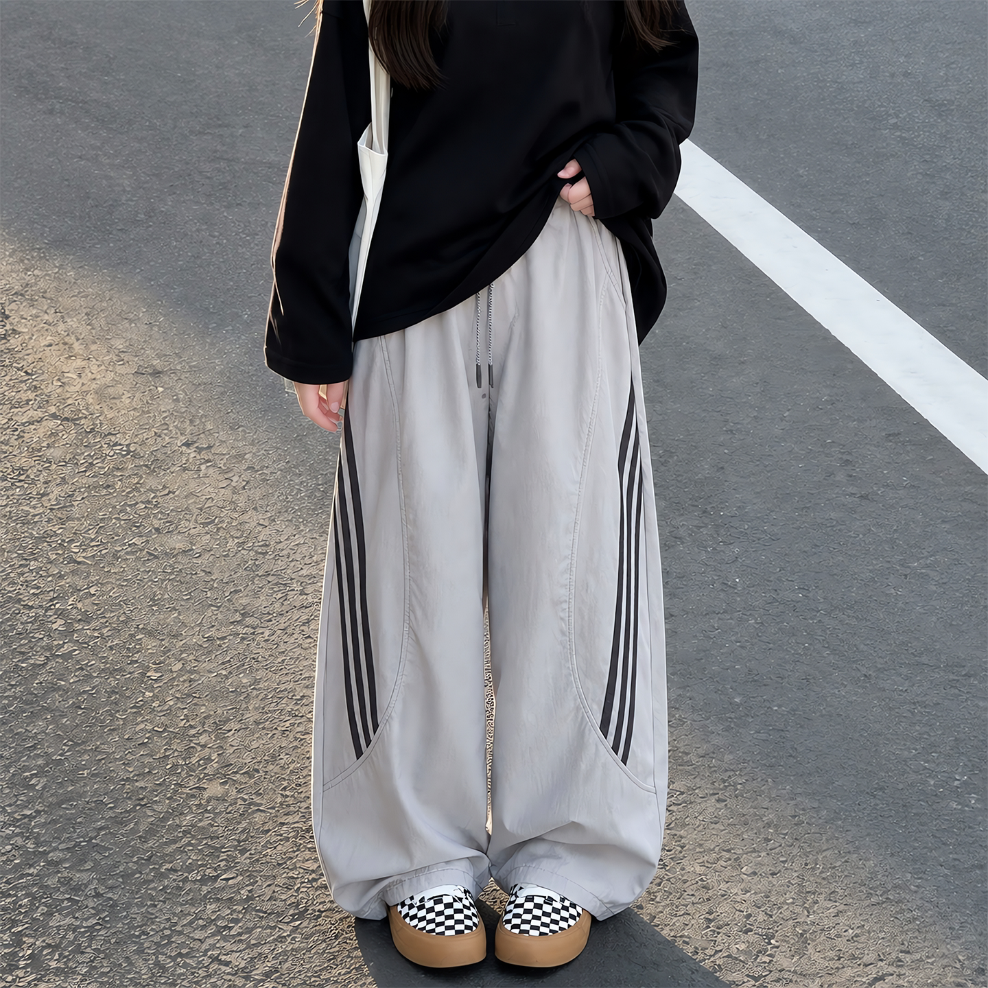 女童裤子秋2026新款青少年女孩休闲裤儿童衣服又酷又飒的大童女装图片